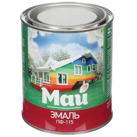 Эмаль Май ПФ-115 синяя 0,8кг.
