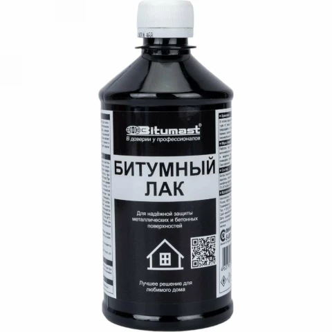 Лак битумный Bitumast 0,5 л. 